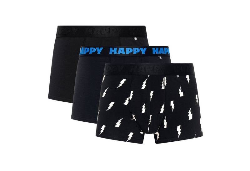 Happy Socks Boxer Herren Boxershort 3er Pack Baumwolle Boxers 3-Pack (Packung, 3er Pack) von Happy Socks