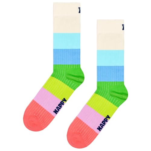 Happy Socks CHUNKY STRIPE SOCK (DE/NL/SE/PL, Numerisch, 36, 40, Regular, Regular, Mehrfarbig) von Happy Socks