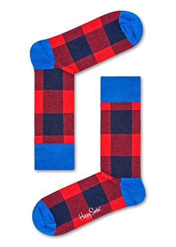 Happy Socks Damen Freizeitsocken Lumberjack, Mehrfarbig (Rot 4000), One Size (Herstellergröße: 36-40), 1 Stück von Happy Socks
