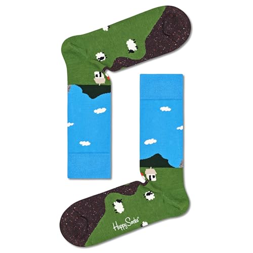 Happy Socks Damen Little House On The Moorland Socken, Multi, 36-40 von Happy Socks