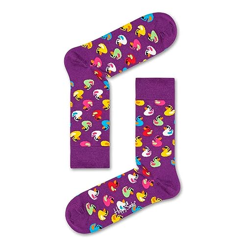 Happy Socks Damen Rubber Duck Socken, Mehrfarbig (Multicolour 550), 4/7 (Herstellergröße: 36-40) von Happy Socks