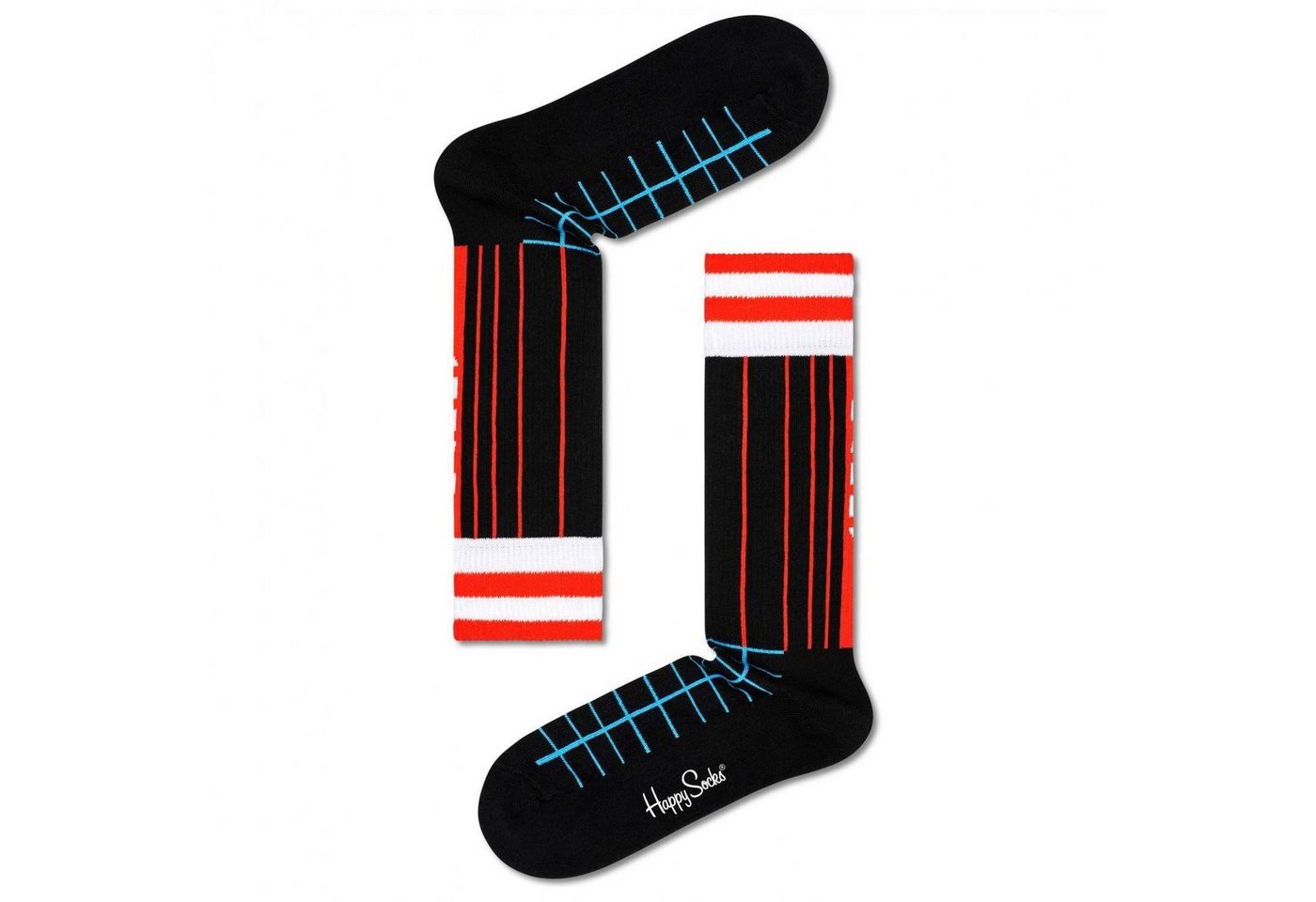 Happy Socks Freizeitsocken Grid Stripe Crew Socken von Happy Socks