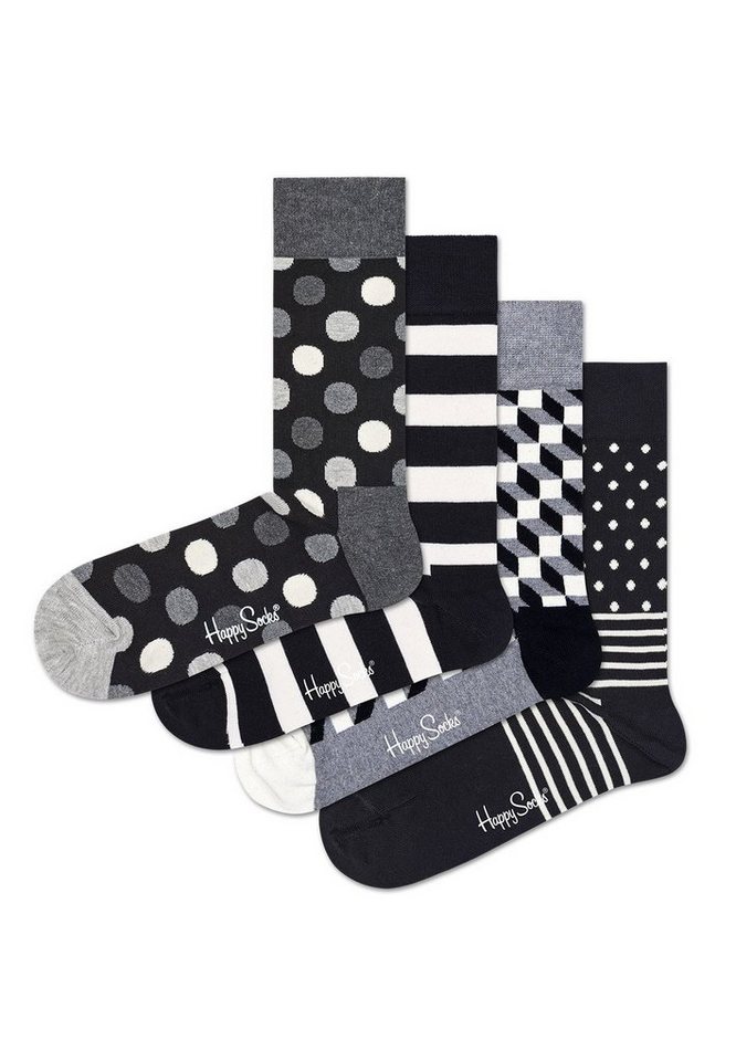 Happy Socks Freizeitsocken Happy Socks CLASSIC BLACK AND WHITE SOCKS XCBW099150 Mehrfarbig von Happy Socks
