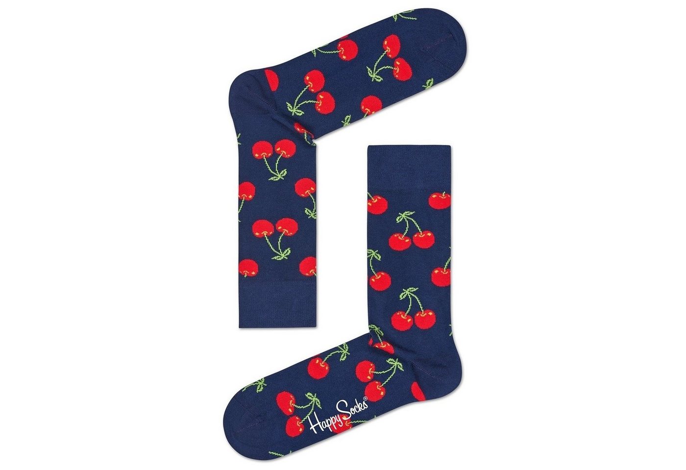 Happy Socks Freizeitsocken Happy Socks Motivsocken Cherry Kirsche Damen Herren (1-Paar, 1 Paar) von Happy Socks