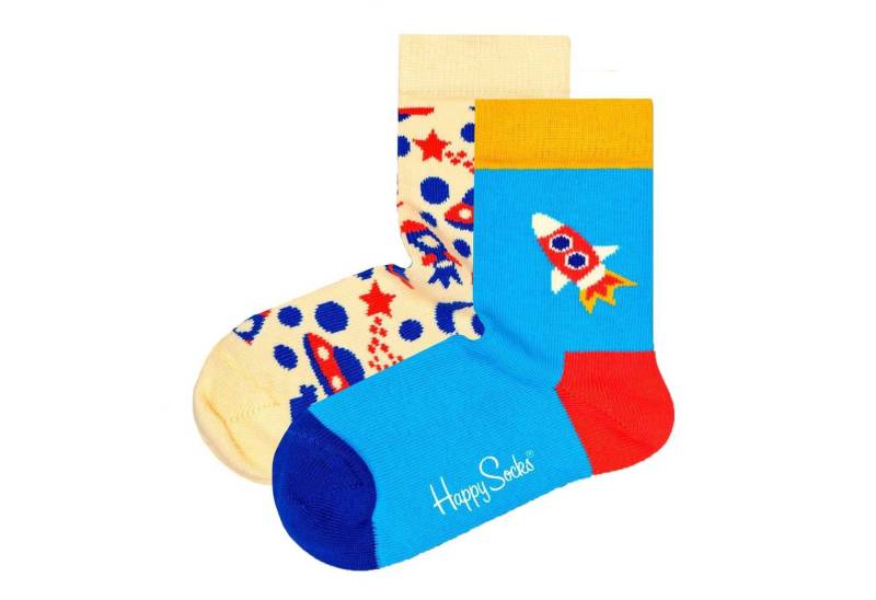 Happy Socks Freizeitsocken Unisex Socken 2er Pack Baumwolle (Packung, 2er Pack) von Happy Socks