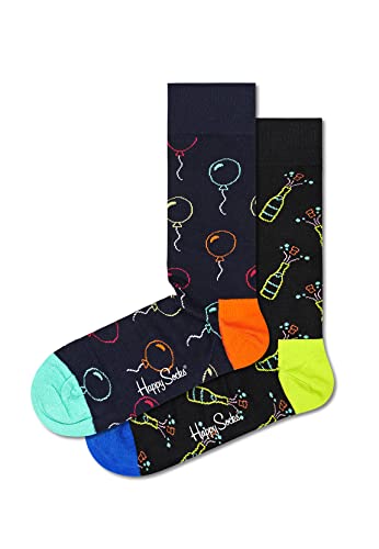 Happy Socks Geschenkbox YOU DID IT SOCKS GIFT SET 2-PACK XYDI02-6500 Mehrfarbig, Size:36-40 von Happy Socks