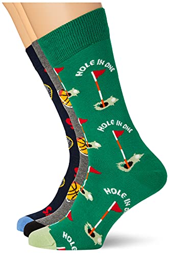 Happy Socks HS by Herren Sports 3-Pack Socken, Multi, 41-46 von Happy Socks
