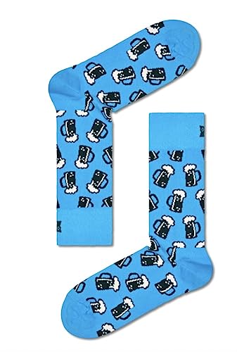 Happy Socks Herren Beer Sock herrensocken, Blue, von Happy Socks