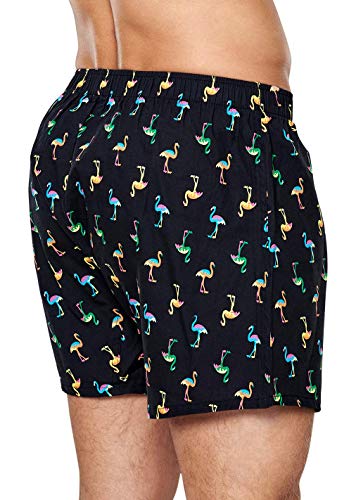 Happy Socks Herren Flamingo Boxer Boxershorts, Mehrfarbig (Multicolour 930), XX-Large von Happy Socks