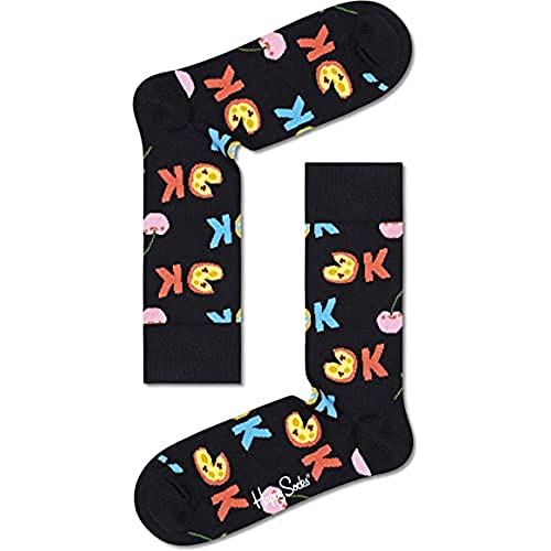 Happy Socks Unisex Happy It's Ok Socks, Schwarz, 41-46 EU von Happy Socks