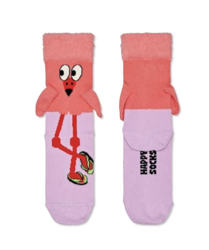 Happy Socks KIDS FLAMINGO SOCK (DE/NL/SE/PL, Numerisch, 28, 31, Regular, Mehrfarbig) von Happy Socks