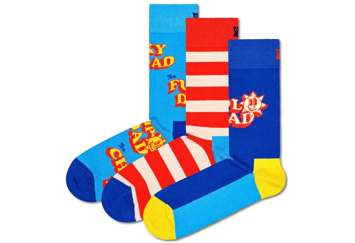 Happy Socks Kurzsocken Herren Socken, 3er Pack - Father's Day von Happy Socks