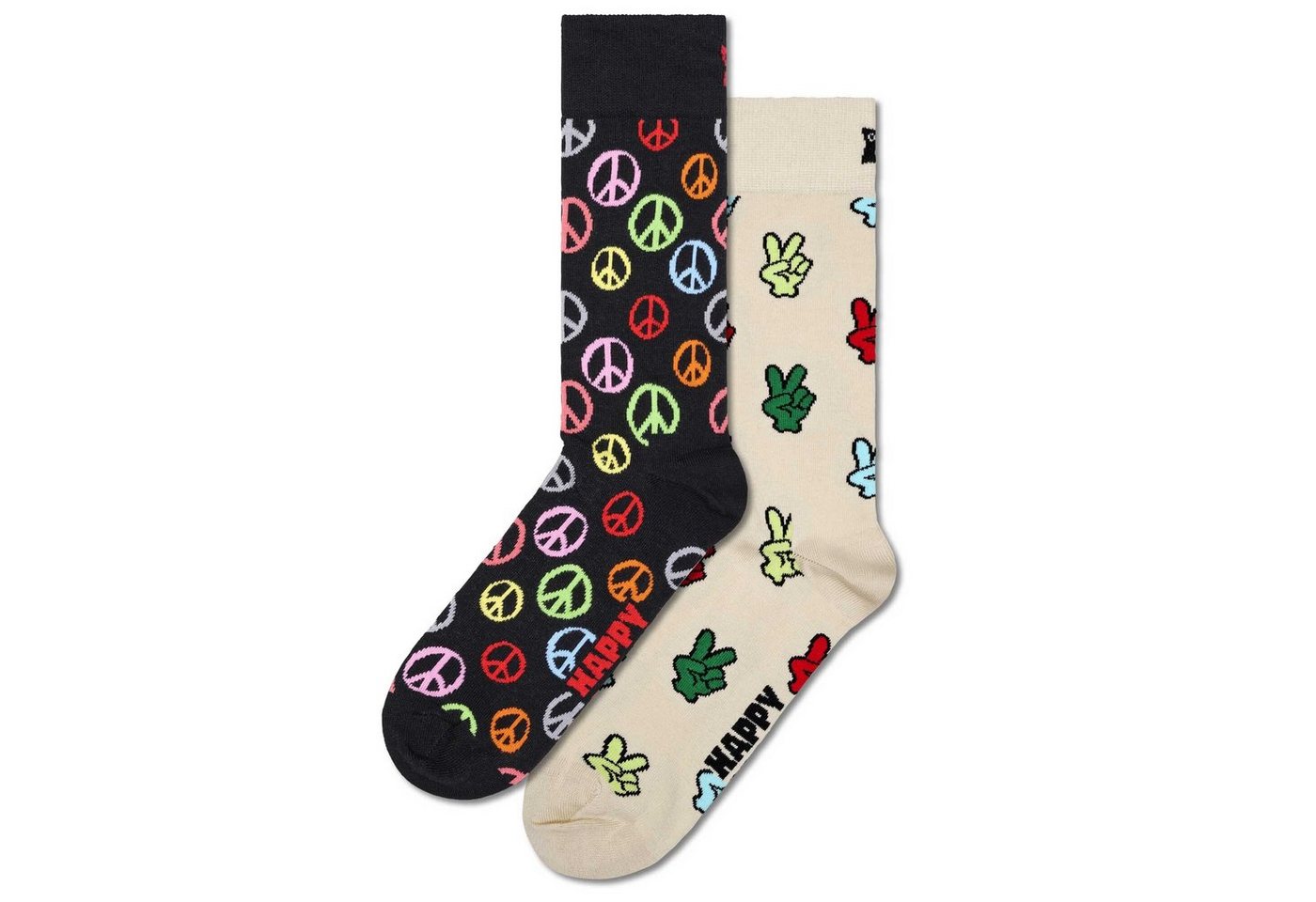 Happy Socks Kurzsocken Unisex Socken, 2er Pack - Geschenkbox, Farbmix von Happy Socks