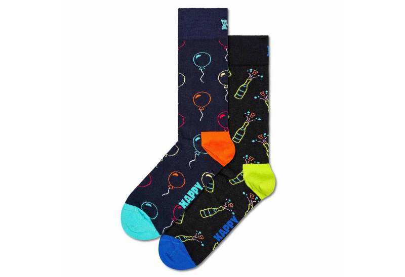 Happy Socks Kurzsocken Unisex Socken 2er Pack Baumwolle (Packung, 2er Pack) von Happy Socks