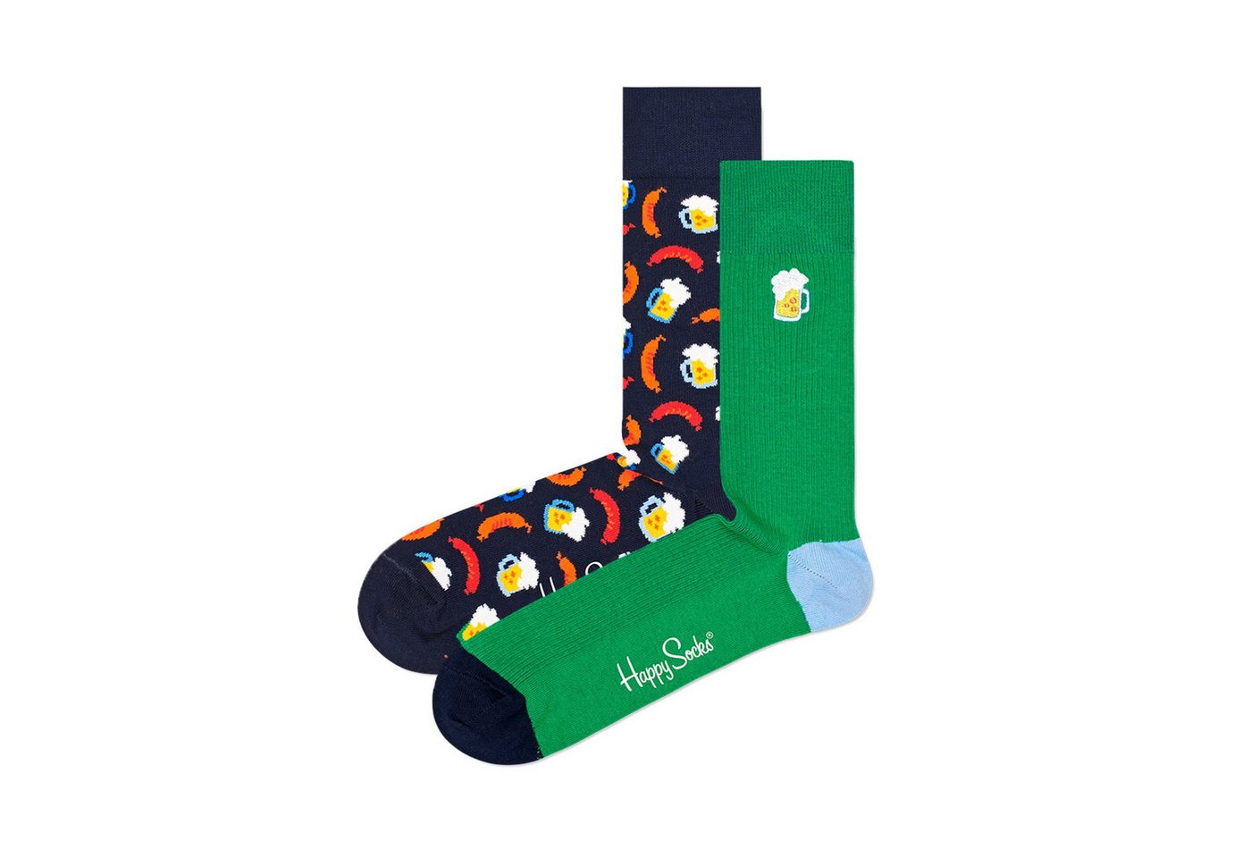 Happy Socks Kurzsocken Unisex Socken 2er Pack Baumwolle (Packung, 2er Pack) von Happy Socks
