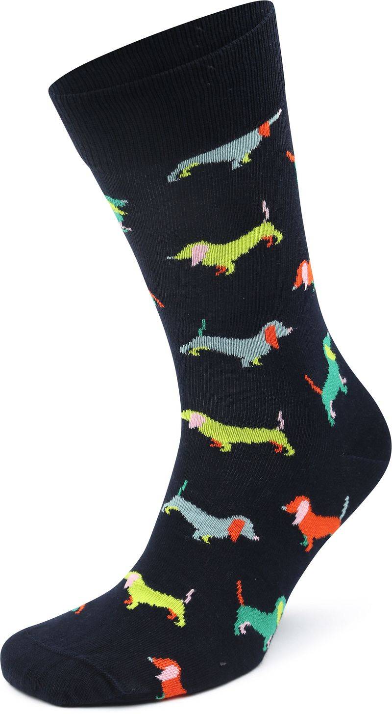 Happy Socks Puppy Love Navy - Größe 41-46 von Happy Socks