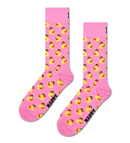 Happy Socks Rubber Duck Sock (DE/NL/SE/PL, Numerisch, 36, 40, Regular, Regular, Rosa) von Happy Socks