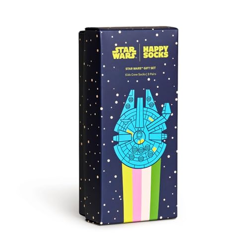 Happy Socks STAR WARS™ KIDS 3-PACK GIFT SET (DE/NL/SE/PL, Numerisch, 28, 31, Regular) von Happy Socks