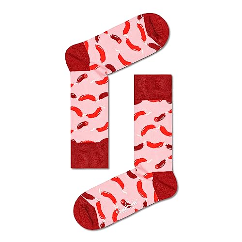 Happy Socks Unisex Sausage Bedruckte Socken, bunt, 41-46 von Happy Socks