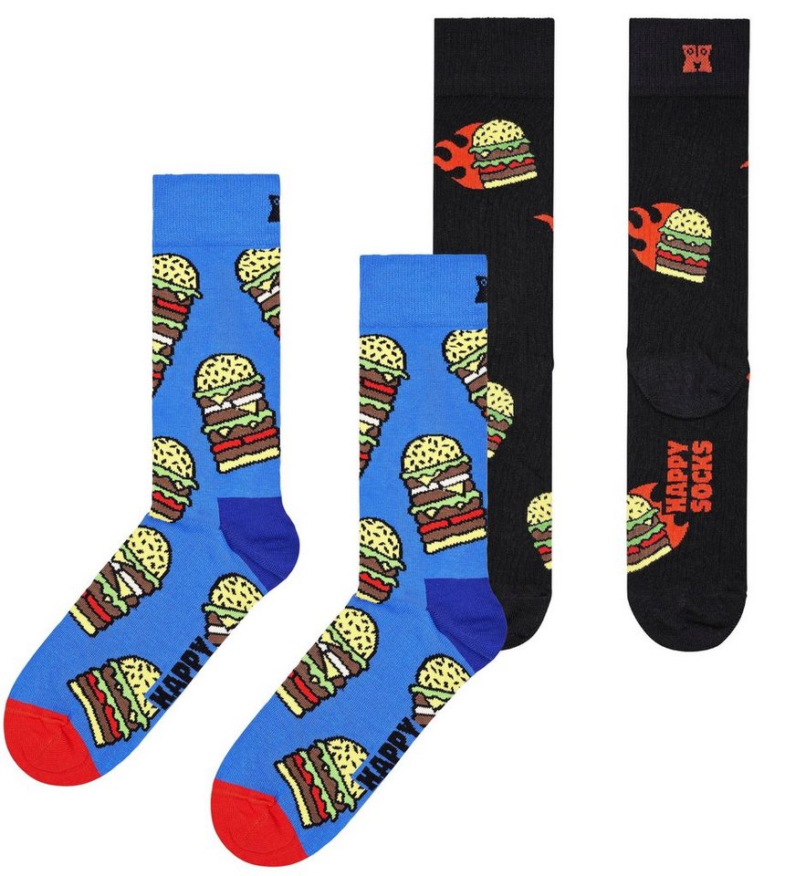 Happy Socks Socken (Packung, 2-Paar) Burger Socks von Happy Socks