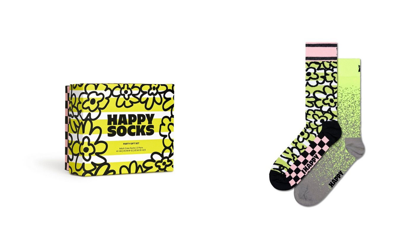 Happy Socks Socken (Box, 2-Paar) Party Gift Set von Happy Socks