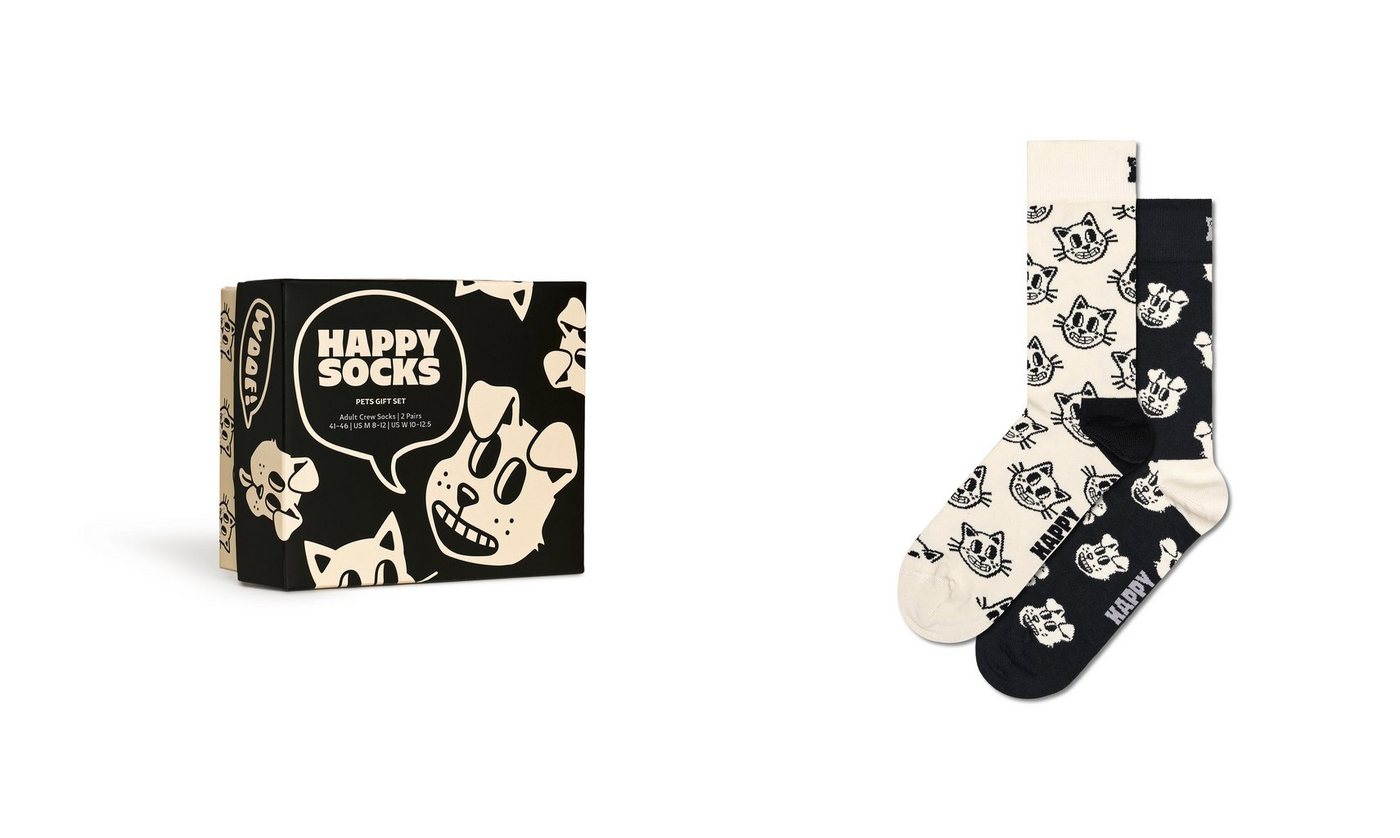 Happy Socks Socken (Box, 2-Paar) mit verspielten Mustern von Happy Socks