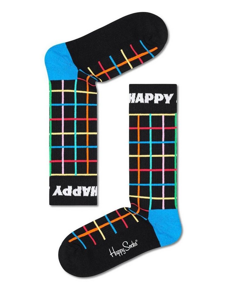 Happy Socks Socken Color Grid Crew Socke von Happy Socks