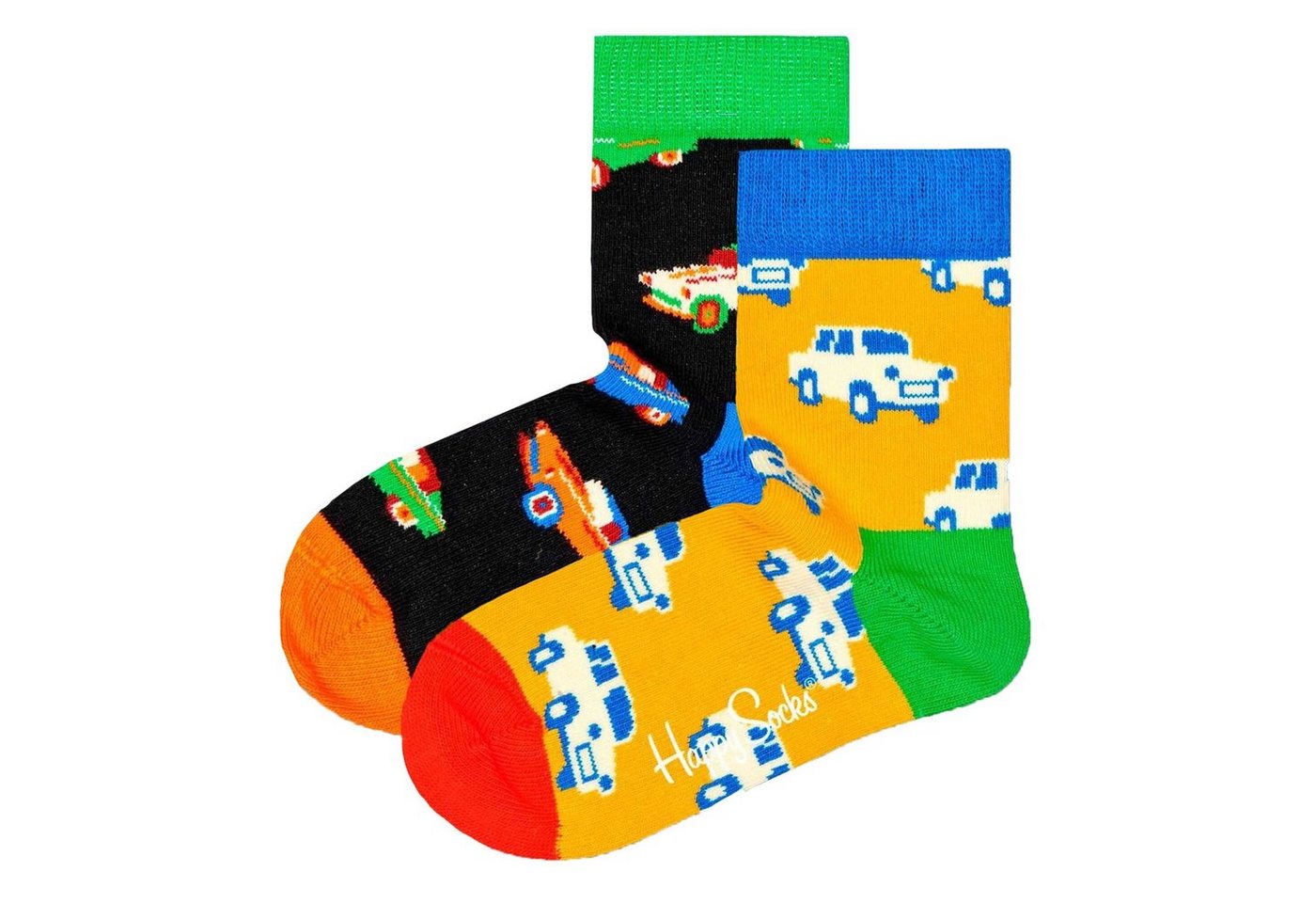 Happy Socks Freizeitsocken Kinder Socken unisex, 2er Pack - Crew Socks von Happy Socks