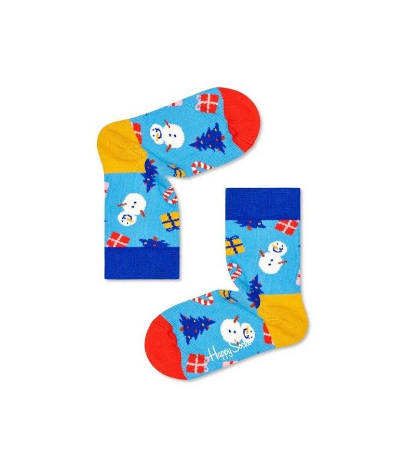 Happy Socks Socken Tagessocke Crew Kids Bring it on Sock blau Kinder - 1 Paar von Happy Socks