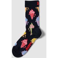 Happy Socks Socken im Allover-Look Modell 'Ice cream' in Marine, Größe 36/40 von Happy Socks