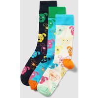 Happy Socks Socken mit Allover-Motiv-Print Modell 'Mixed Dog' im 3er-Pack in Dunkelblau, Größe 41-46 Happy Socks Socken mit Allover-Motiv-Print Modell 'Mixed Dog' im 3er-Pack in Dunkelblau, Größe 41-46 von Happy Socks
