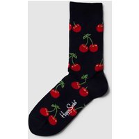 Happy Socks Socken mit Allover-Muster Modell 'CHERRY' in Marine, Größe 36/40 von Happy Socks