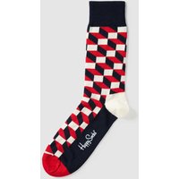 Happy Socks Socken mit Allover-Muster Modell 'FILLED OPTIC' in Rot, Größe 36/40 von Happy Socks