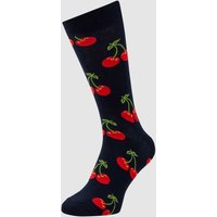 Happy Socks Socken mit Allover-Print Modell 'CHERRY' in Marine, Größe 36/40 von Happy Socks