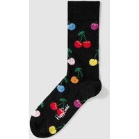 Happy Socks Socken mit Allover-Muster in Black, Größe 41/46 von Happy Socks
