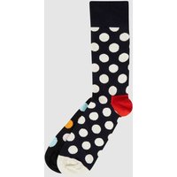 Happy Socks Socken mit Allover-Muster Modell 'Classic Big Dot' in Black, Größe 41/46 von Happy Socks