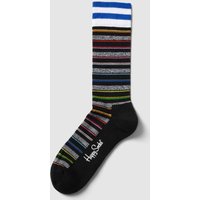 Happy Socks Socken mit Streifenmuster Modell 'Minimal Stripe' in Black, Größe 41/46 von Happy Socks