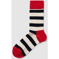 Happy Socks Socken mit Streifenmuster in Marine, Größe 36/40 von Happy Socks