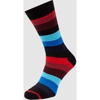 Happy Socks Socken mit Streifenmuster Modell 'Stripe Sock' in Black, Größe 36/40 von Happy Socks