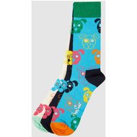 Happy Socks Socken mit Stretch-Anteil im 3er-Pack in Black, Größe 41/46 von Happy Socks