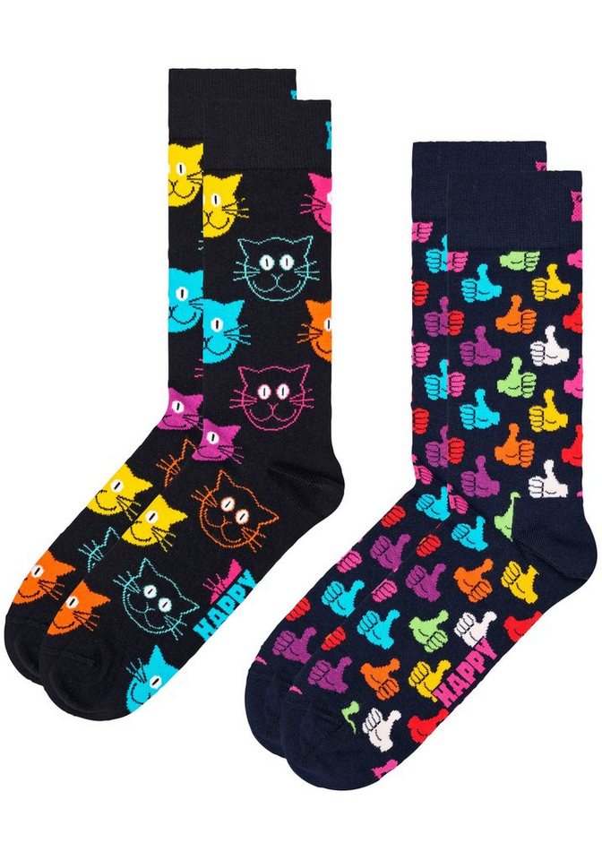 Happy Socks Socken Cat & Thumbs Up Pack von Happy Socks