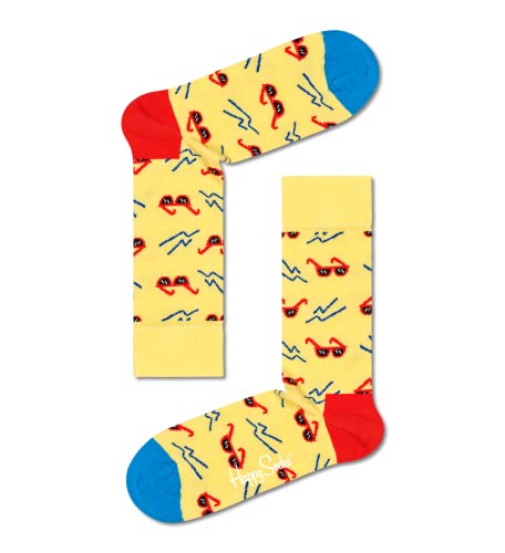 Happy Socks Unisex Sunny Days socken, gelb-rot, 36-40 von Happy Socks