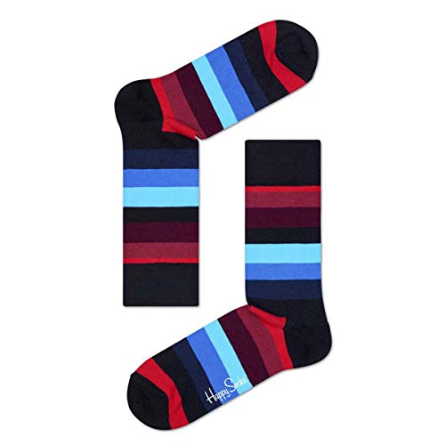 Happy Socks Herren Stripe Socken, Mehrfarbig (68), 41-46 EU von Happy Socks