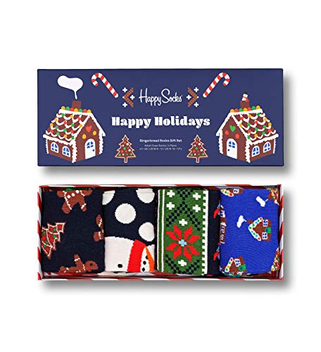 Happy Socks Unisex 3-pack Mixed Cat Gift Set Socken, Mehrfarbig, 41-46 EU von Happy Socks