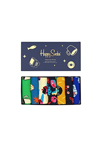 Happy Socks Unisex 7 Days A Week socken, bunt, 41-46 von Happy Socks