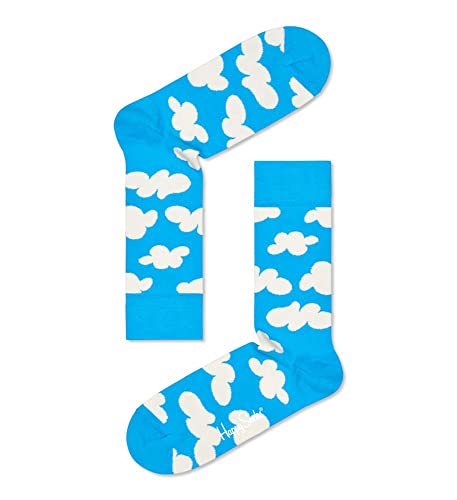 Happy Socks Unisex Cloudy Socken, Blau, 36-40 von Happy Socks