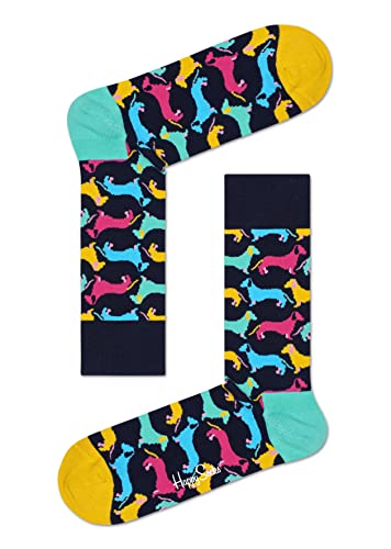 Happy Socks Unisex Dog Socken, Mehrfarbig (Multicolour 650), 41-46 EU von Happy Socks