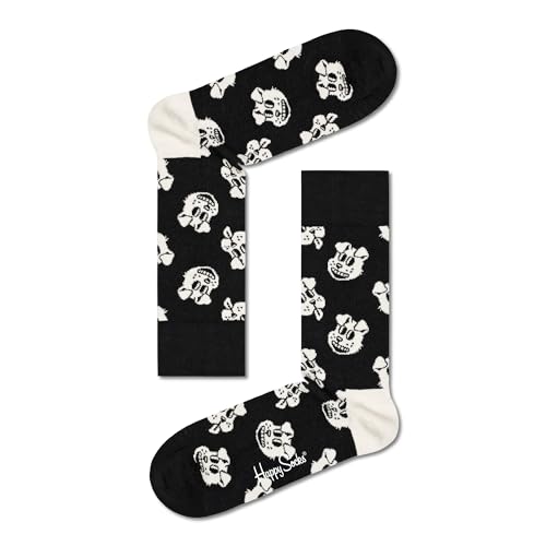 Happy Socks Unisex Doggo Socken, Schwarz, M/L von Happy Socks