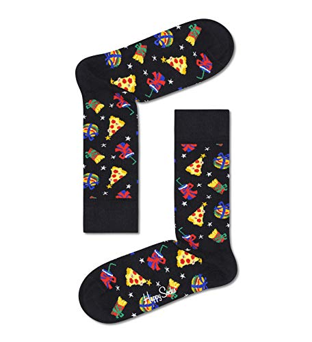 Happy Socks Unisex Junkfood Gifts Socks, Black-Pink-Yellow, 34-36 von Happy Socks