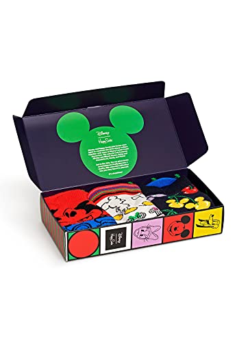 Happy Socks Unisex Kids 3-Pack Disney Gift Set Socken, Mehrfarbig, 2-3Y (3er Pack) von Happy Socks